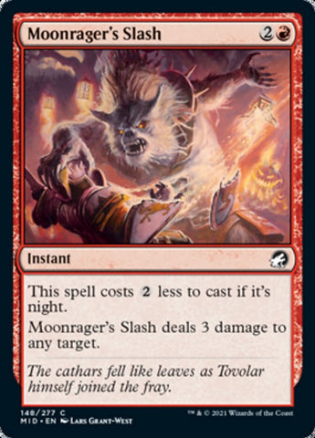 Tajo del furioso lunar [Innistrad: Caza de medianoche] 