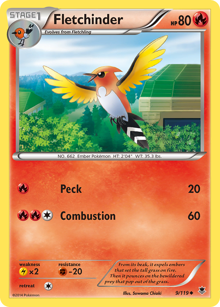 Fletchinder (9/119) [XY: Fuerzas fantasma] 