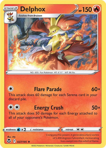 Delphox (027/195) [Espada y escudo: Tempestad de plata] 