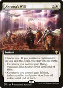 Voluntad de Akroma (arte extendido) [Commander Legends] 