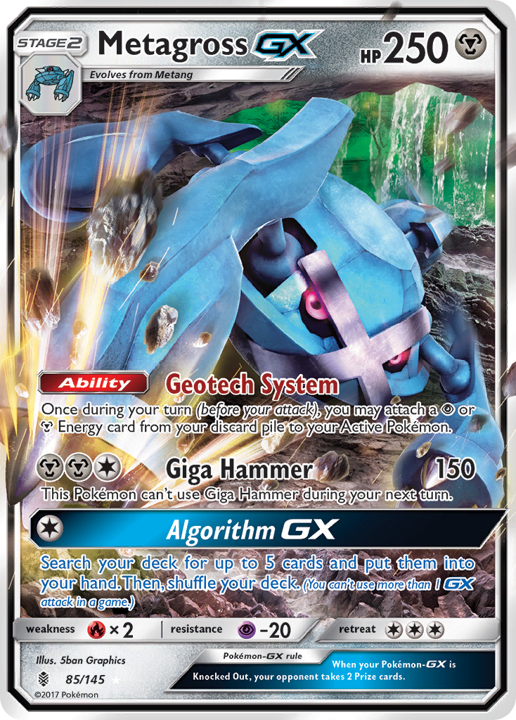 Metagross GX (85/145) [Sol y Luna: Guardianes en ascenso] 