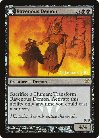 Demonio voraz // Archidemonio de la avaricia [Promociones de presentación de Dark Ascension] 