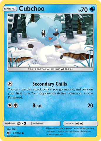Cubchoo (61/214) [Sol y Luna: Trueno perdido] 