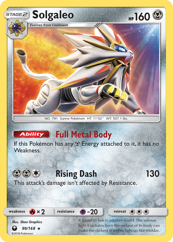 Solgaleo (99/168) [Sol y Luna: Tormenta Celestial] 