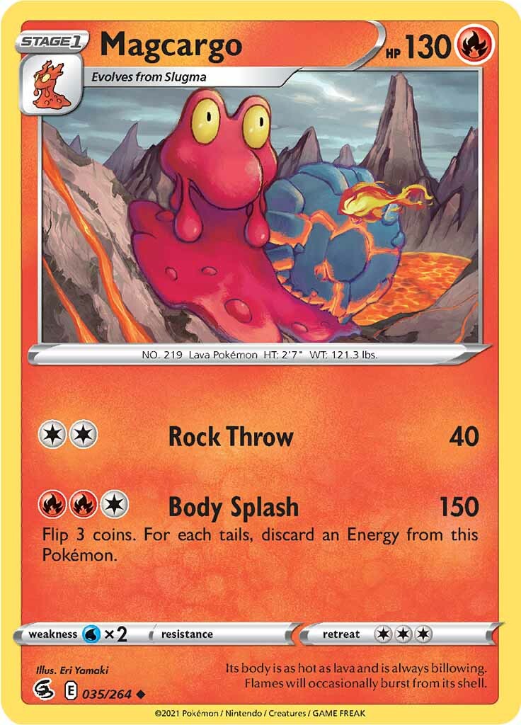 Magcargo (035/264) [Espada y escudo: Golpe de fusión] 