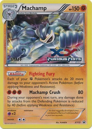 Machamp (XY13) (Personal) [XY: Promociones Black Star] 