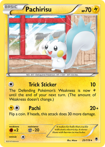 Pachirisu (25/119) [XY: Fuerzas fantasma] 