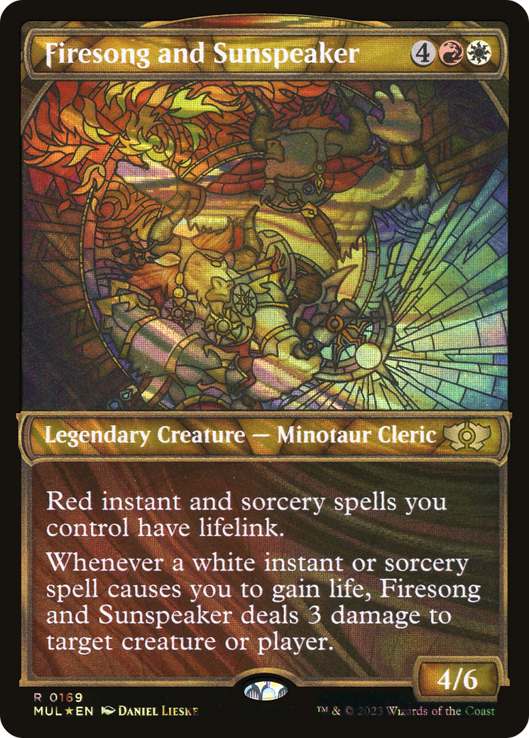 Firesong y Sunspeaker (Halo Foil) [Multiverse Legends] 