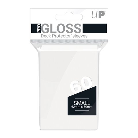 Ultra PRO: Fundas pequeñas de 60 ct - PRO-Gloss (Blanco) 