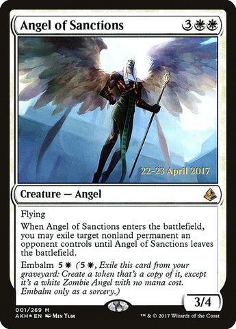 Ángel de las sanciones [Promociones de presentación de Amonkhet] 