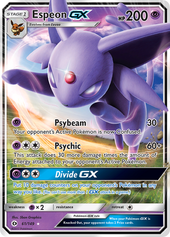 Espeon GX (61/149) [Sol y Luna: Conjunto básico] 