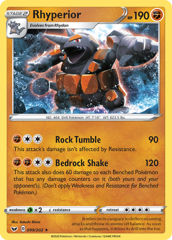 Rhyperior (099/202) [Espada y escudo: conjunto básico] 