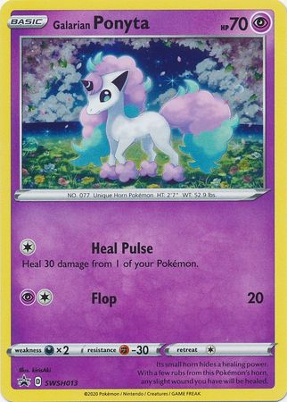 Ponyta de Galar (SWSH013) [Espada y escudo: Promociones de Black Star] 