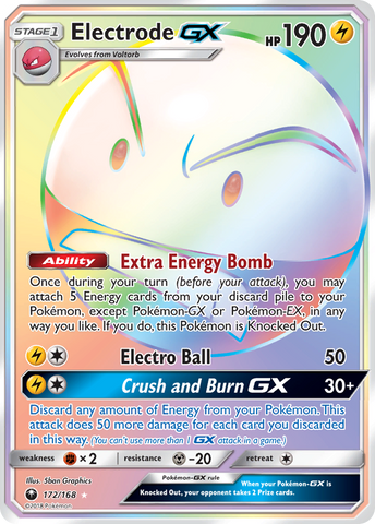 Electrodo GX (172/168) [Sol y Luna: Tormenta Celestial] 