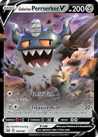 Perrserker de Galar V (129/196) [Espada y escudo: Origen perdido] 