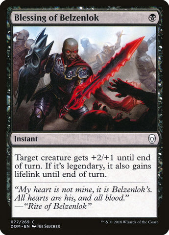 Bendición de Belzenlok [Dominaria] 