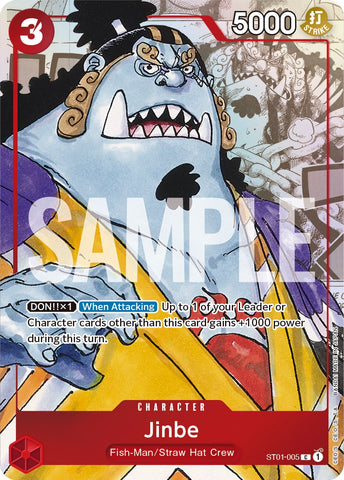 Jinbe (arte alternativo) [Tarjetas de promoción de One Piece] 