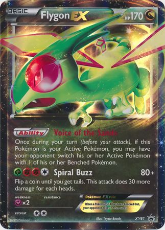 Flygon EX (XY61) (Tarjeta Jumbo) [XY: Promociones Black Star] 