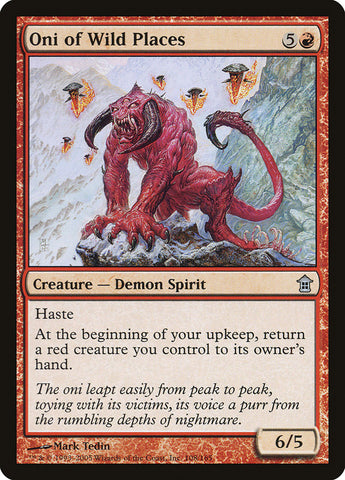 Oni de lugares salvajes [Salvadores de Kamigawa] 