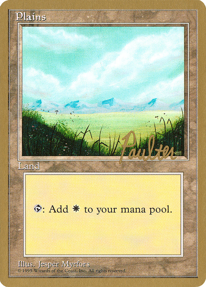 Plains (pp366) (Preston Poulter) [Conjunto de coleccionista Pro Tour] 