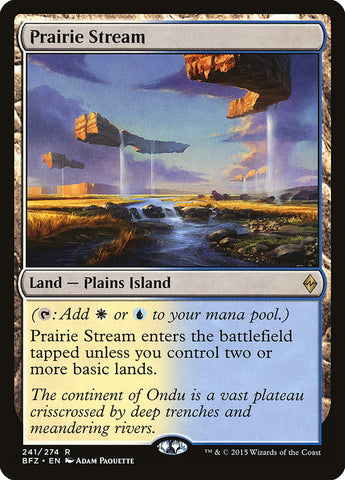 Prairie Stream [Batalla por Zendikar] 