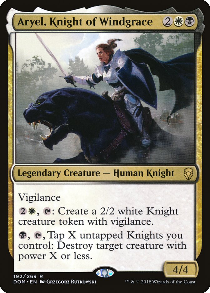 Aryel, Caballero de Windgrace [Dominaria] 