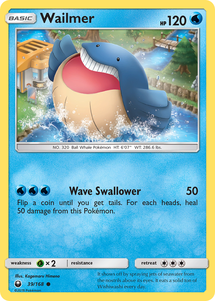 Wailmer (39/168) [Sol y Luna: Tormenta Celestial] 