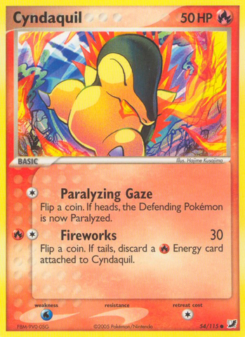 Cyndaquil (54/115) [EX: Fuerzas invisibles] 