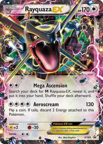 Rayquaza EX (XY69) (Brillante) [XY: Black Star Promos] 