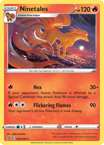 Ninetales (025/192) [Espada y Escudo: Choque Rebelde] 