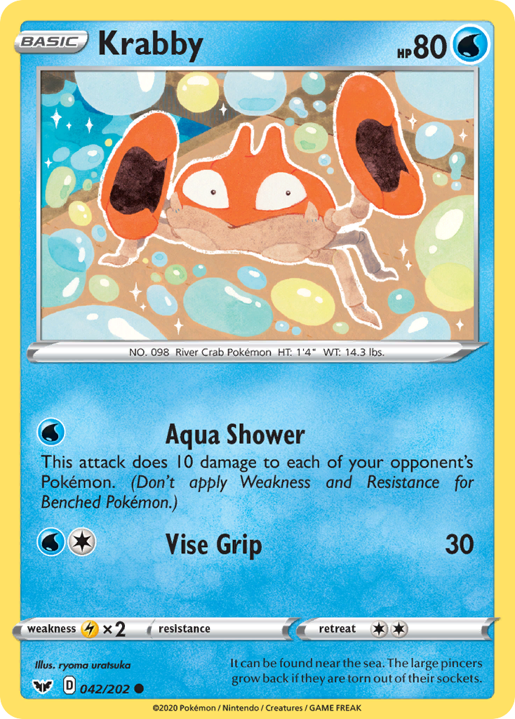 Krabby (042/202) [Espada y escudo: conjunto básico] 