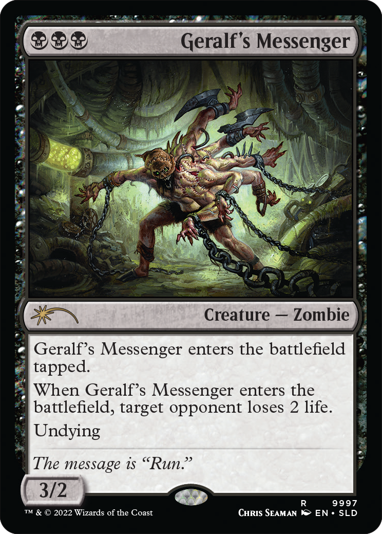 El mensajero de Geralf [Serie Secret Lair Drop] 