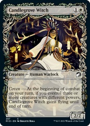 Bruja de Candlegrove (Equinoccio de exhibición) [Innistrad: Caza de medianoche] 