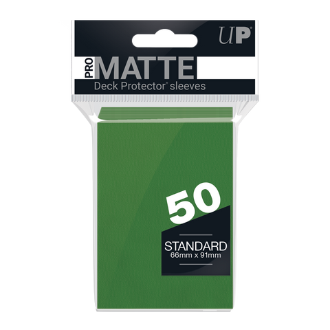 Ultra PRO: Fundas estándar de 50 ct - PRO-Matte (verde) 