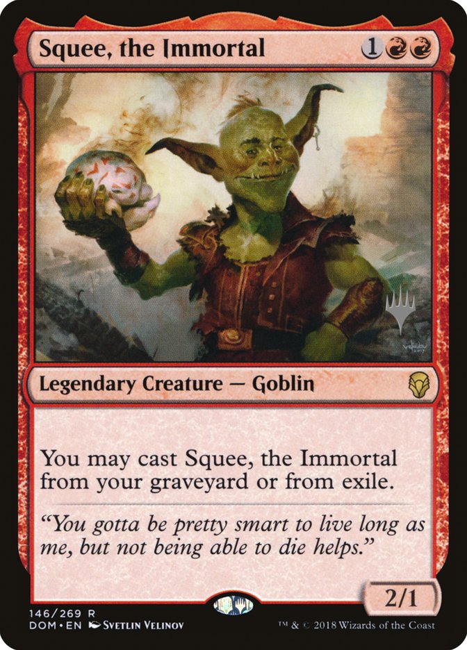 Squee, el Inmortal (Paquete Promocional) [Dominaria Promos] 