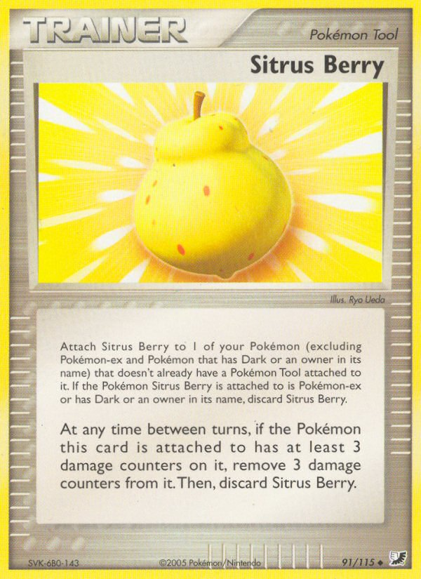 Sitrus Berry (91/115) [EX: Fuerzas invisibles] 