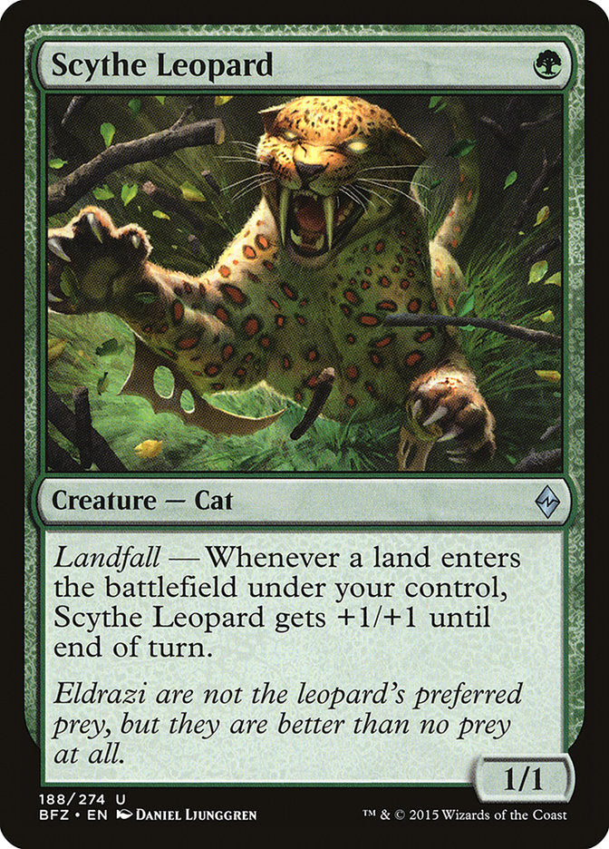 Guadaña Leopardo [Batalla por Zendikar] 