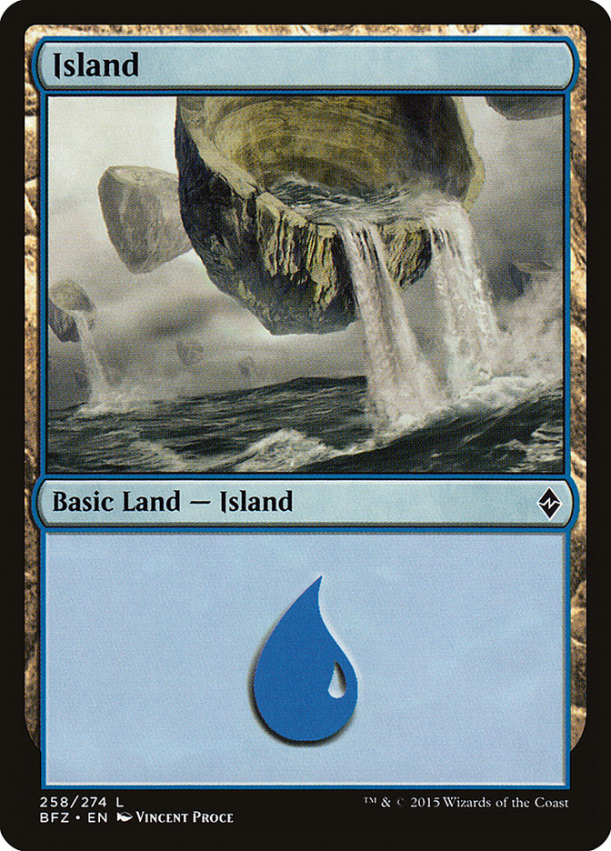 Isla (258) [Batalla por Zendikar] 