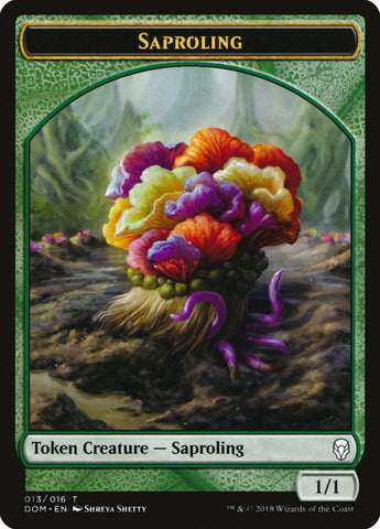 Ficha de Saproling (013/016) [Fichas de Dominaria] 