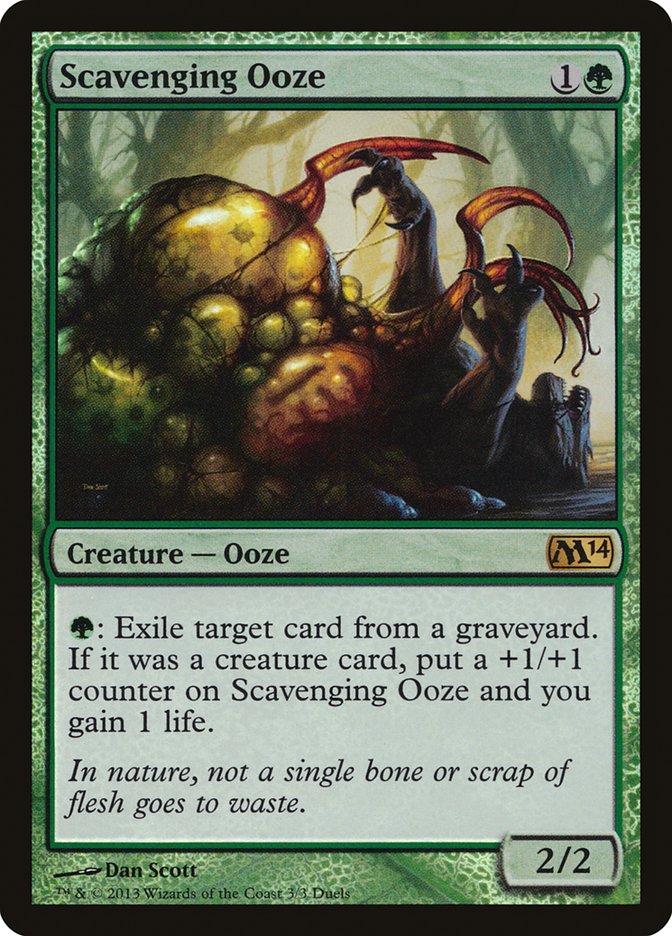 Scavenging Ooze (Promociones de Duels of the Planeswalkers) [Promociones de Duels of the Planeswalkers 2013] 