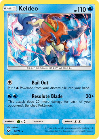 Keldeo (26/73) [Sol y Luna: Leyendas Brillantes] 