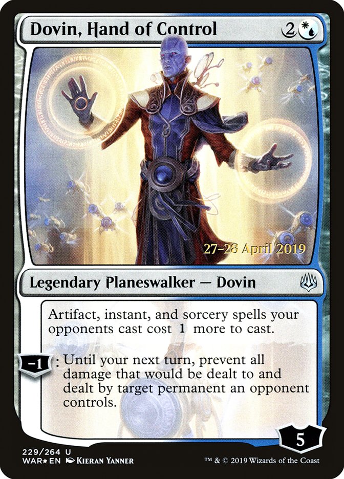 Dovin, mano de control [Promociones de presentación de War of the Spark] 