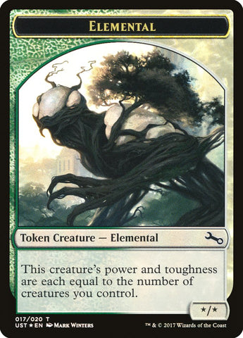 Elemental // Ficha elemental de doble cara (017/020) [Fichas inestables] 