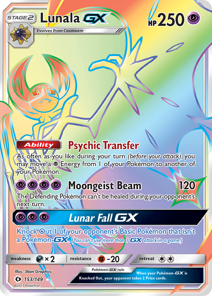 Lunala GX (153/149) [Sol y Luna: Conjunto básico] 