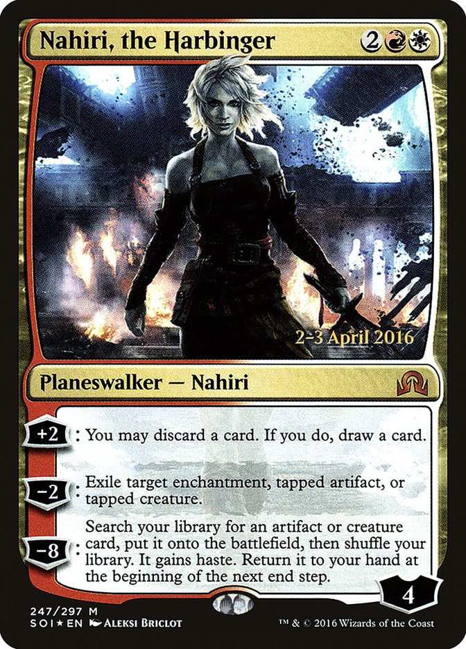 Nahiri, el Heraldo [Promociones de presentación de Sombras sobre Innistrad] 