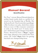 Manuel Bevand Bio [Barajas del Campeonato Mundial 2004] 