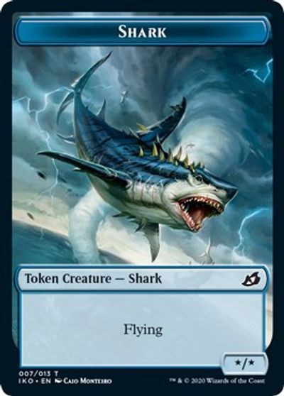 Angel Warrior // Ficha de doble cara Tiburón [Challenger Decks 2021 Tokens] 