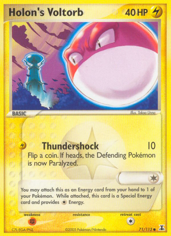Voltorb de Holon (71/113) [EX: Especie Delta] 