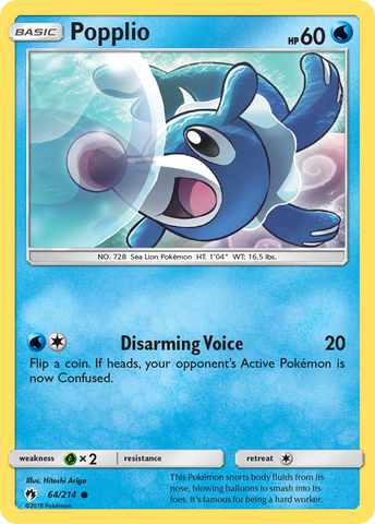 Popplio (64/214) [Sol y Luna: Trueno perdido] 