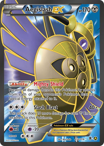 Aegislash EX (65a/119) [Promociones de arte alternativas] 
